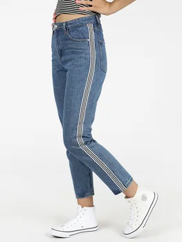 

Boyfriend jeans with bands