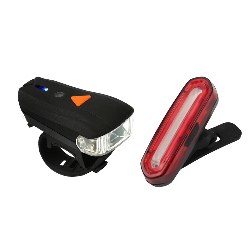 Light Control Bicycle Headlight Mountain Bike USB Charging Waterproof Safety Night Riding Day