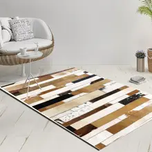 Else Nordec черно-белый ikat скандинавский геометрический 3d принт Противоскользящий килим моющийся декоративный килим Площадь Ковер богемный ковер