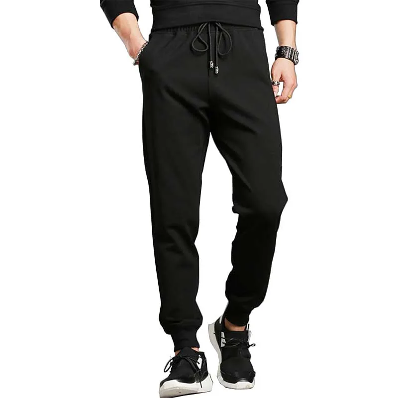 

Spring Autumn Fashion Solid Pants Men Casual Sweatpants Slim Fit Joggers High Quality Exercise Hip Hop Trousers Male Clothing