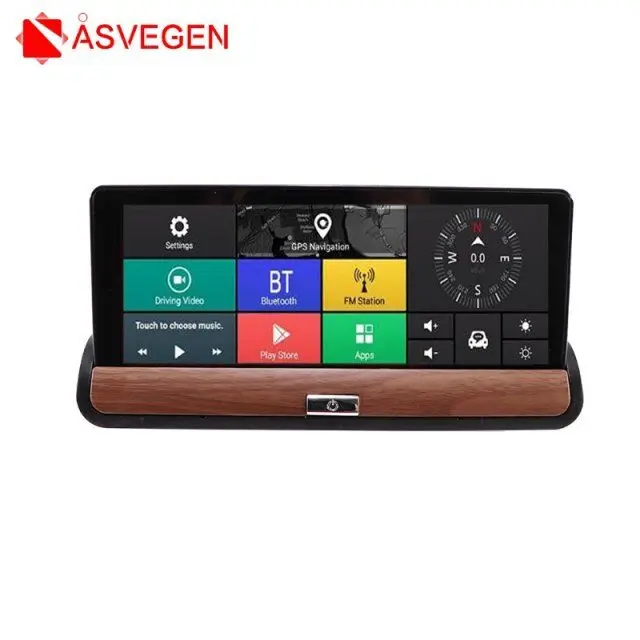 

3G Car DVR GPS Navigation IPS Screen 16G Auto Camara Android 7.0 Inch Rearview Mirror FHD 1080P Video Recorder Wifi Bluetooth