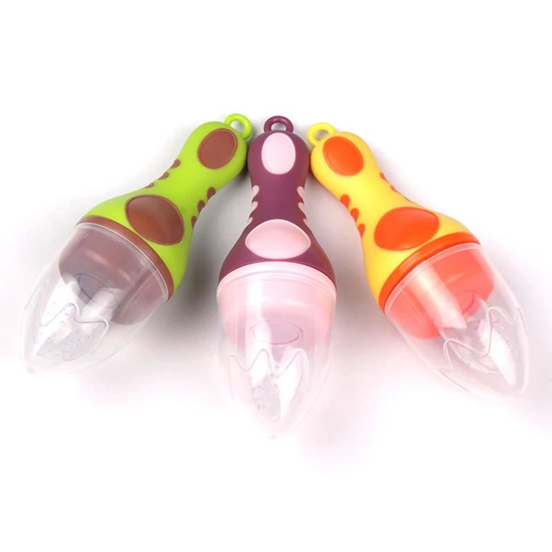 Long Colorful Baby Fruits And Vegetables Teether Infant Bite Bags Pacifier Reassure Chlidren Silicone Buckle Drinkers  (1)