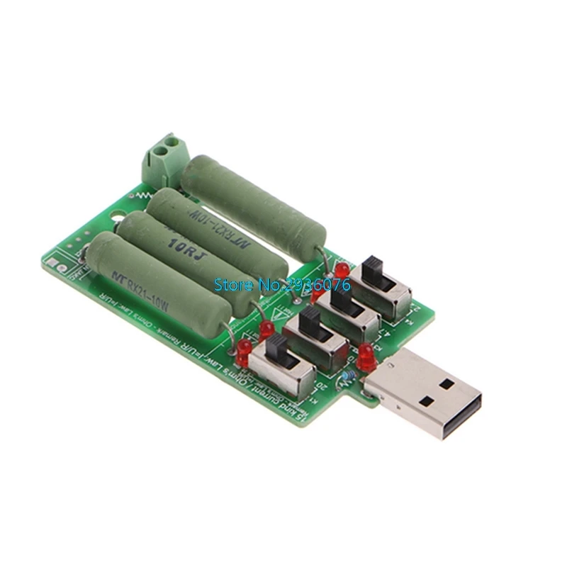 OOTDTY Регулируемый USB тестер электронный сброс нагрузки резистивный