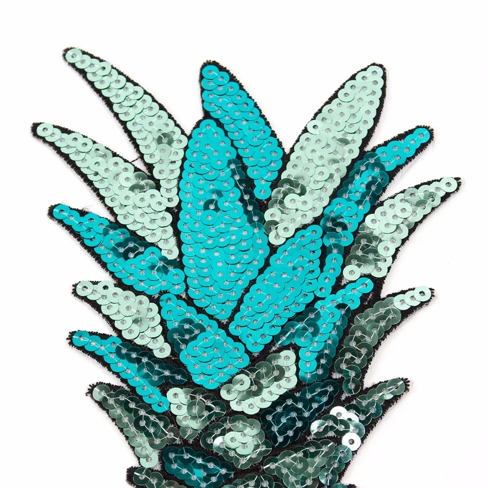 FENGRISE-1-pcs-Sequin-Pineapple-Patch-Embroidered-Iron-On-Clothing-Paillette-Patches-Apparel-Sewing-Clothes-DIY (1)