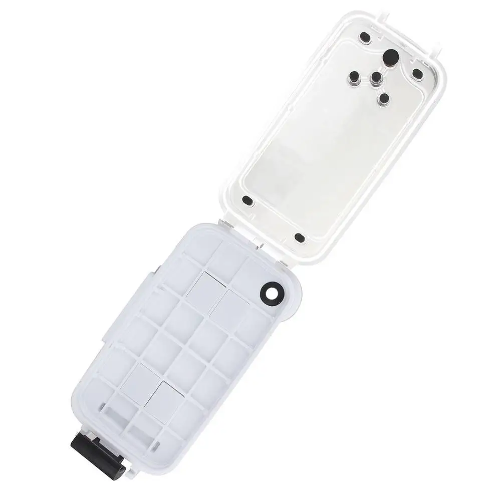 

Meikon EasyDive 40m/130ft Waterproof Underwater Housing Case for iPhone 7 Plus - White