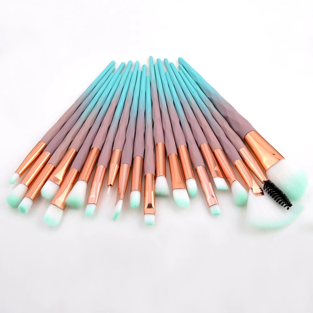 20Pcs Eyelash Makeup Brushes Set  