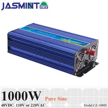 1000W 48VDC Off Grid Inverter, Surge Power 2000W Pure Sine Wave Inverter for 110VAC or 220VAC Home Appliances