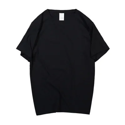 

Candy color bottoming shirt round neck loose short-sleeved T-shirt cotton AXC06