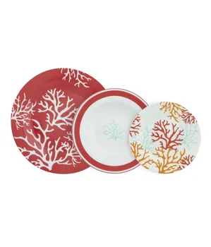 

Service plates 18 PCs color coral mod. Alosa