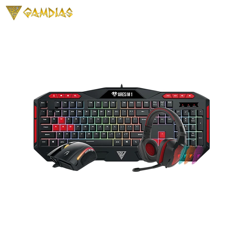 

Комплект клавиатура и мышь Gamdias POSEIDON M1