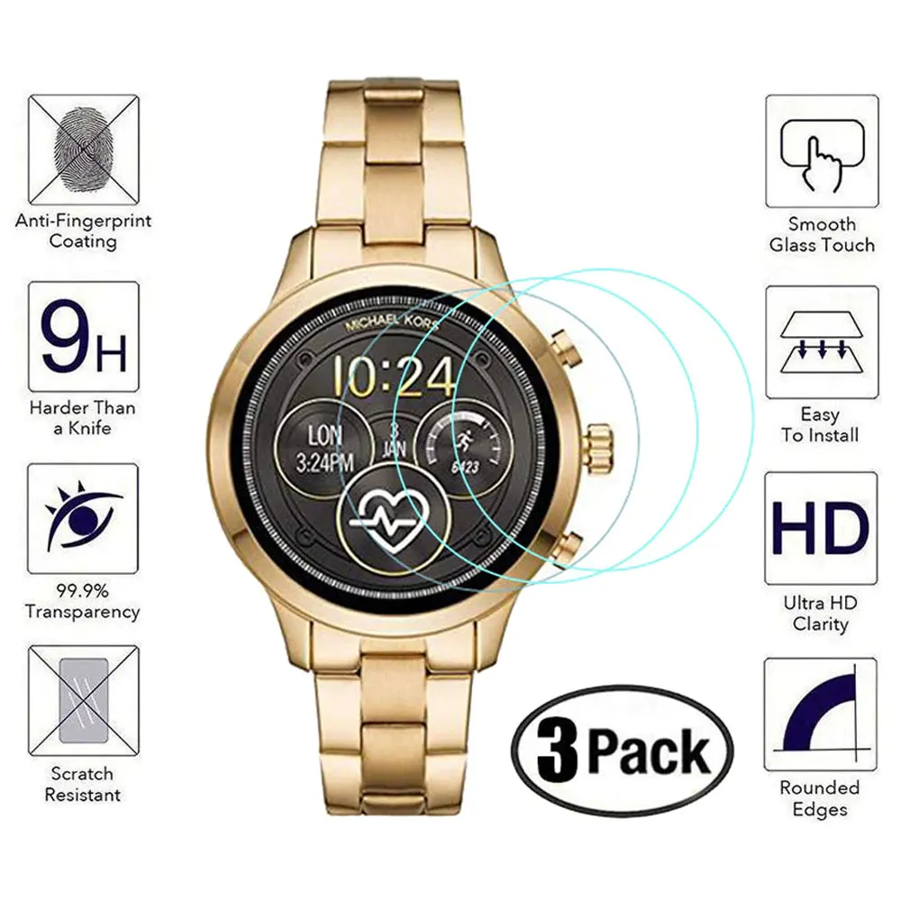 Защитная пленка из закаленного стекла для смарт часов Michael Kors