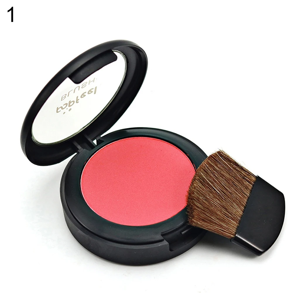 

6 Colors Cheek Makeup Blush Bronzer Blusher Beauty Cosmetic with Blush Brush