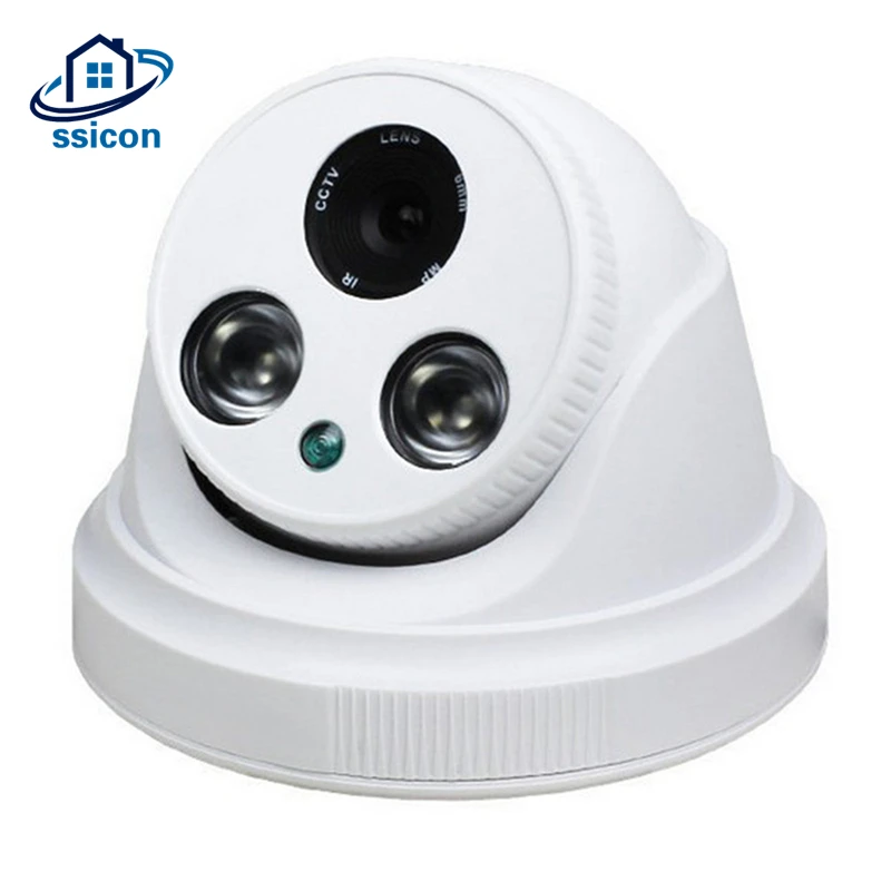

SSICON Indoor Dome 4MP AHD CCTV Camera Home Security Equipment Night Vision Camera OSD Menu with 2Pcs Array IR Led Light