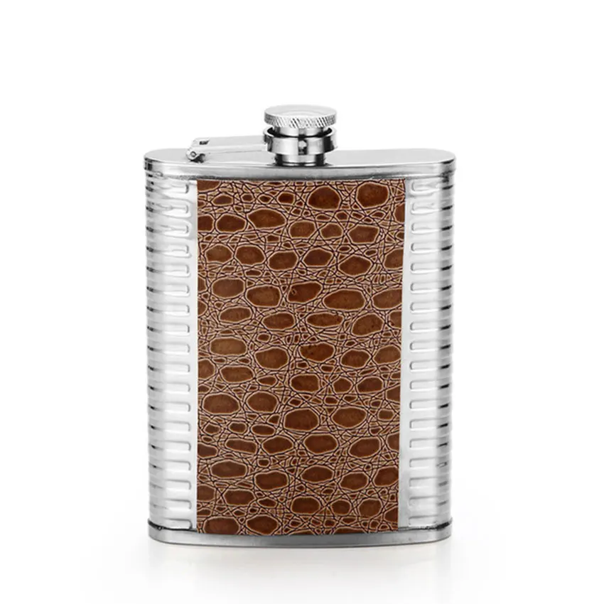 New Portable Stainless Steel 8Oz Hip Flasks Drink ware Russian Painting