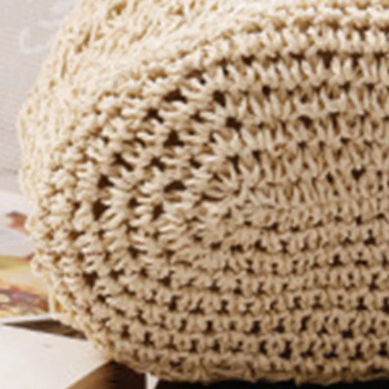 Women Backpack Drawstring Female Fashion Straw Bag Summer Beach INS Popular Lady Weave Back Pack Bag Large Travel Mochila BP3002 (1)