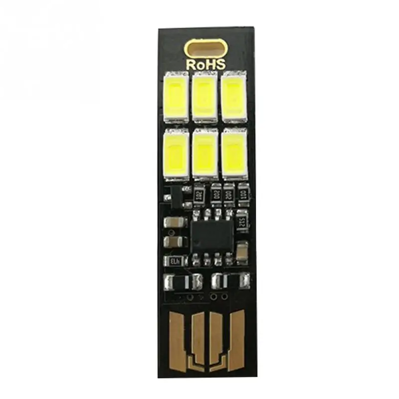 Мини сенсорное управление регулируемая светодиодный USB Light 1 Вт для 5 В мобильный телефон зарядное устройство рабочего Тетрадь планшетный компьютер#822