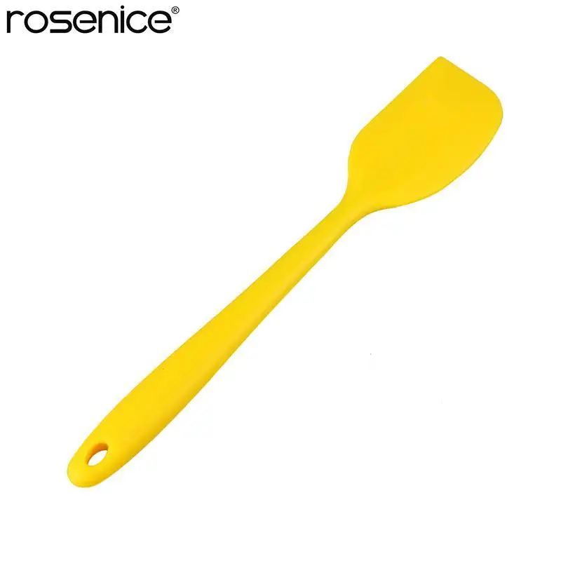 

1pc New Cake Cream Butter Spatula Mixing Batter Scraper Brush Silicone Baking Tool (Random Color)