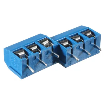 

10pcs 5mm KF-301 3 Pin PCB Mount Block Screw Terminal NF Connector