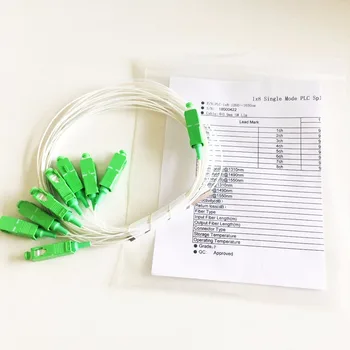

20pcs Fiber optical PLC splitter 1x8 SC/APC connector