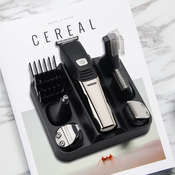 

Professional 6 in 1 Grooming Kit Hair Clipper Electric Hair Trimmer Hair Cutting Machine Beard Trimmer haircut for barber