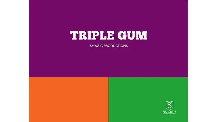

ITgimmick TRIPLE GUM by Smagic Productions (Gimmick and online instructions) - Trick