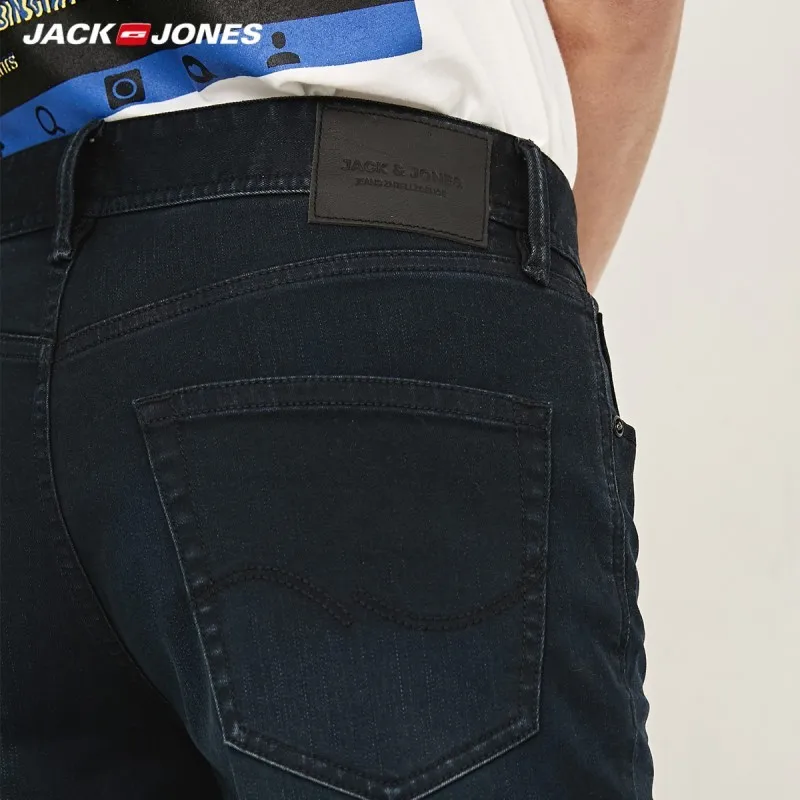 JackJones Для мужчин костюмы зауженного кроя из потертости Джинсовые Шорты J | 218243523