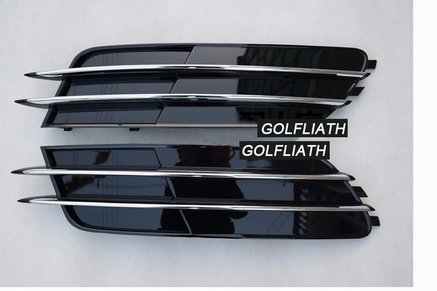 GOLFLIATH одна пара хромированных автомобильных решеток переднего нижнего бампера для Audi A6 C7 2012
