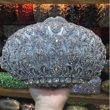 XIYUA Кристалл Фиолетовый клатч Сумки Дизайн Женские вечерние горный хрусталь подружки невесты клатч кошелек клатч вечерние сумки Свадебный мешочек Сумка