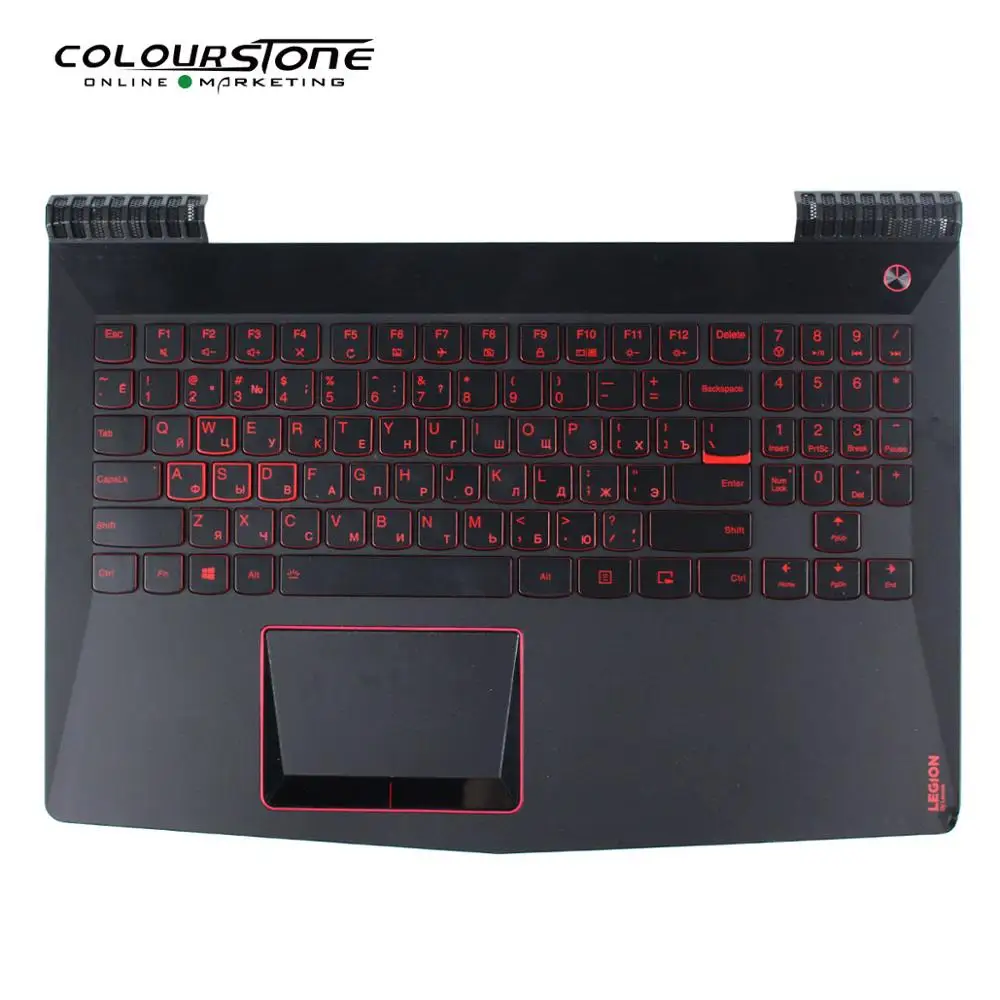 Ноутбук клавиатура RU Y520 для lenovo с крышкой