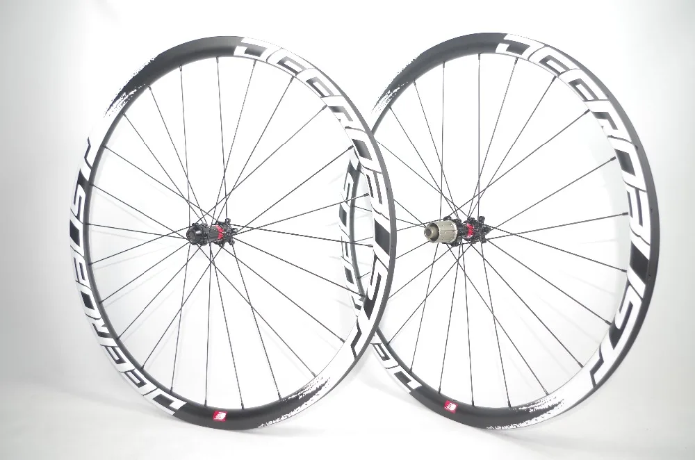 Perfect 1099g FLT 700C 30mm Deep 25mm Wide Tubular Road Disc Brake Cyclocross Bicycle Carbon Wheels CX Bike Wheelset 24 28 Holes XDR 12s 1