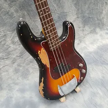 Galilee,relic p-bass,4string bass guitar,High price, high quality,Real photo display,free shipping!!!