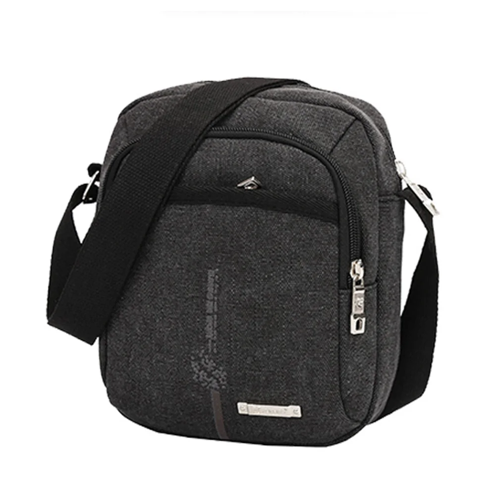 

Casual Men Canvas Multi-function Travel Shoulder Crossbody Bag Adjustable Strap Messager Bag Handbags For Men