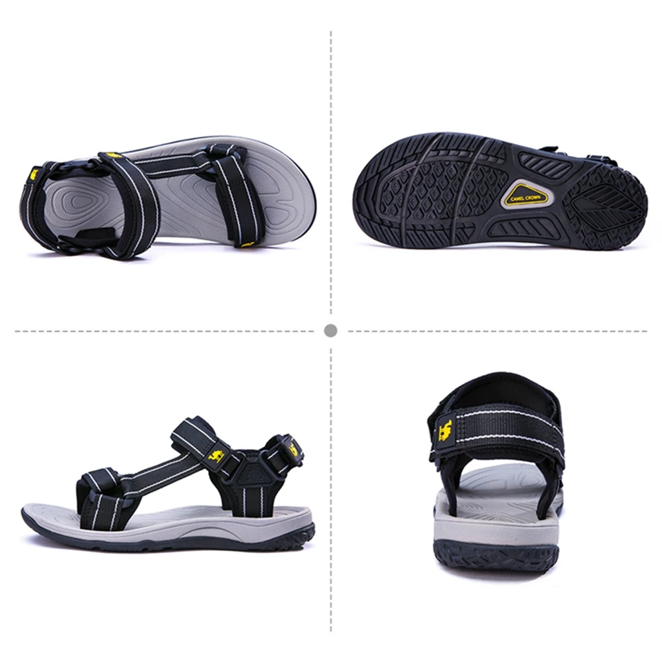 CAMEL/Новые летние женские сандалии пляжные повседневные сандалии с мягкой подошвой для мужчин и женщин Нескользящая уличная легкая мужская обувь