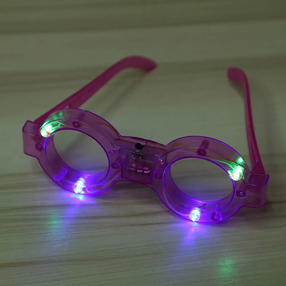 

Multi Color Glow Fluorescence Glasses LED Light Luminous Sticks Neon Party Flashing Novelty Toy Random Color