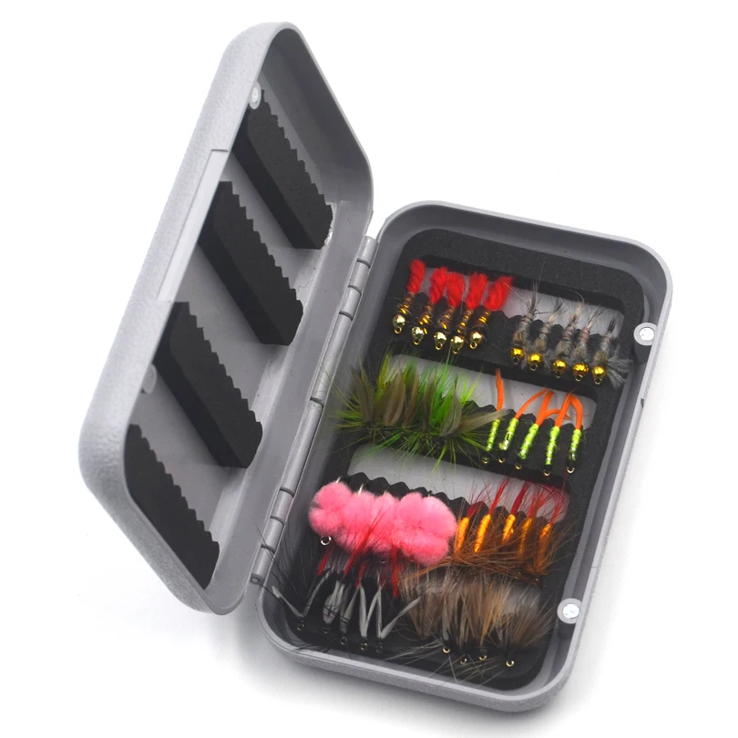 MNFT Fly Fishing Flies gold Trout Flies fly fishing insects Mixed Artificial Bait Variety of Fake Lure 5640Pcs Set Box (10)