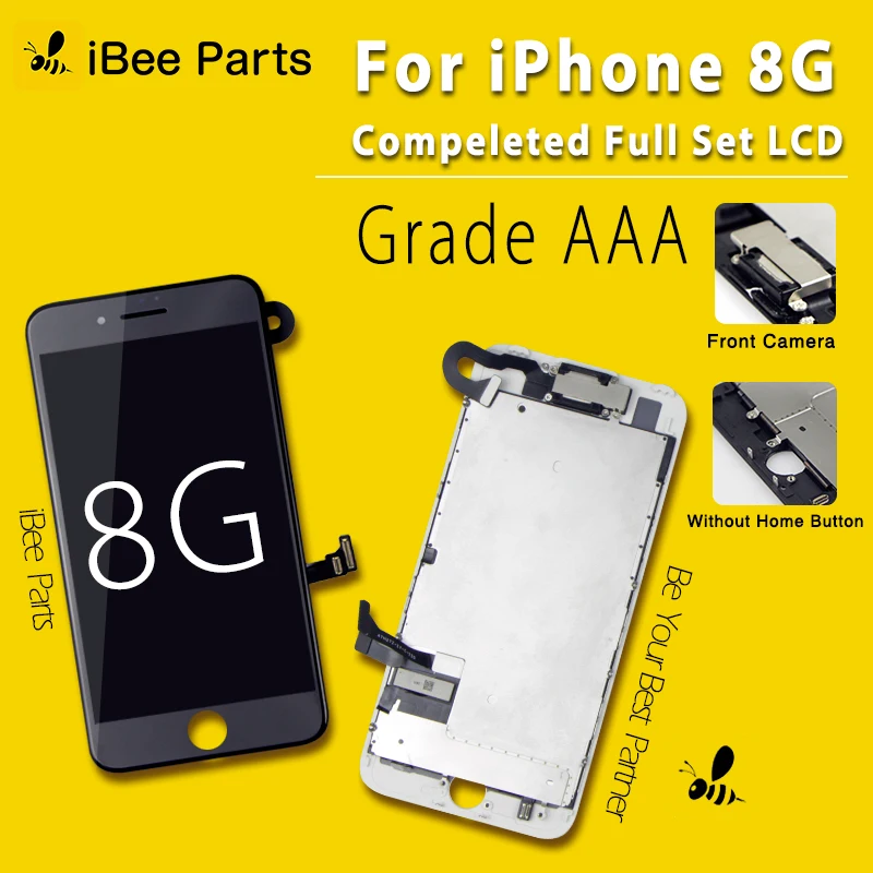 

10PCS Full LCD Screen For iPhone 8 LCD Complete Display Touch Screen Digitizer Complete Assembly+Camera without home button
