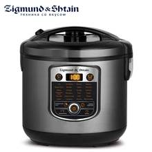 Zigmund& Shtain MC-D35 Мультиварка, 860 Вт, стальной корпус, объем чаши 5л, 24 автоматические программы, автоподогрев до 12 часов, температура приготовления 30°С-180°С, программа Мультиповар