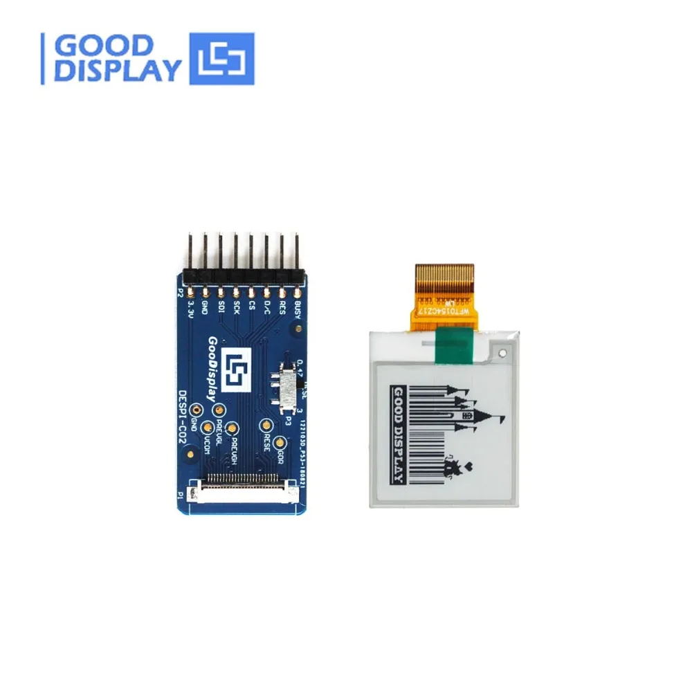 

E-paper display with demo Board 1.54 inch eink paper