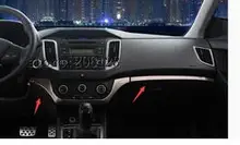 FIT FOR 2014-2017 For Hyundai ix25 (creta) Central Control Instrument Panel Decoration Cover Trim 3 pcs