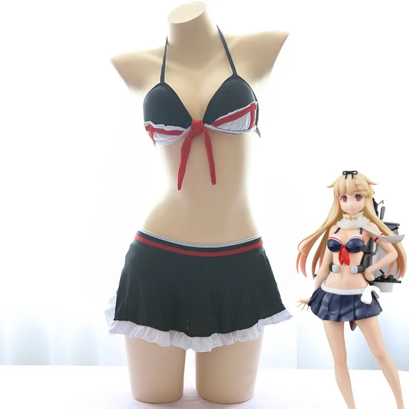 Костюм для косплея из японского аниме коллекция Kantai школьный купальник Yuudachi Sukumizu
