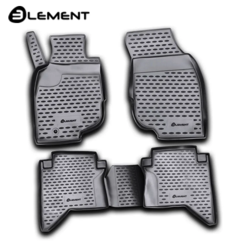 Floor Mats Into Saloon For Toyota Hilux Vii 20082010 4 Pcs/set Element