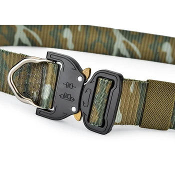 

US Army Belts Mens Military Nylon Tactical Belt Adjustable Combat Camouflage Belts Men Outdoor Heavy Duty Waistband Hunting Belt