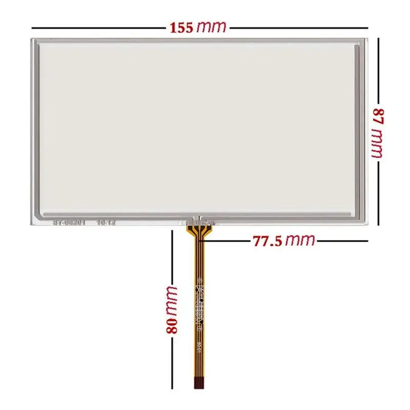 4 провода hsd062idw1 TM062RDH01 для автомобильного DVD GPS навигатора 6 2 дюйма 155*87 мм
