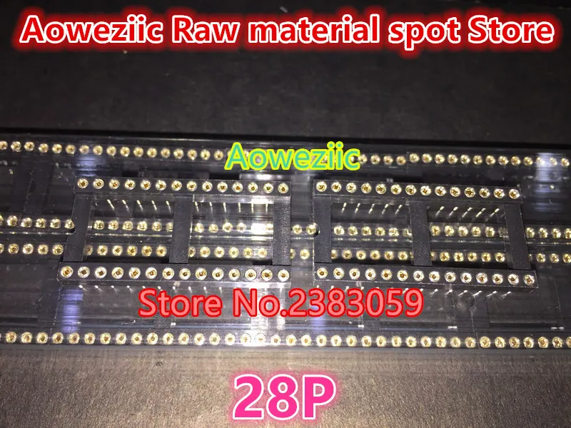IC socket, IC test socket, round hole socket, 28P 28 pin chip seat