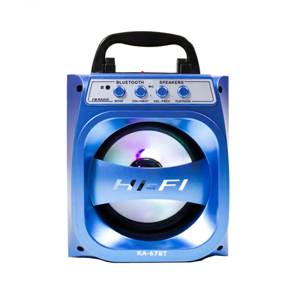 Bluetooth speaker Speaker Portable Wireless Reader USB/TF Card LED Light Speakers Recargabe Cheap