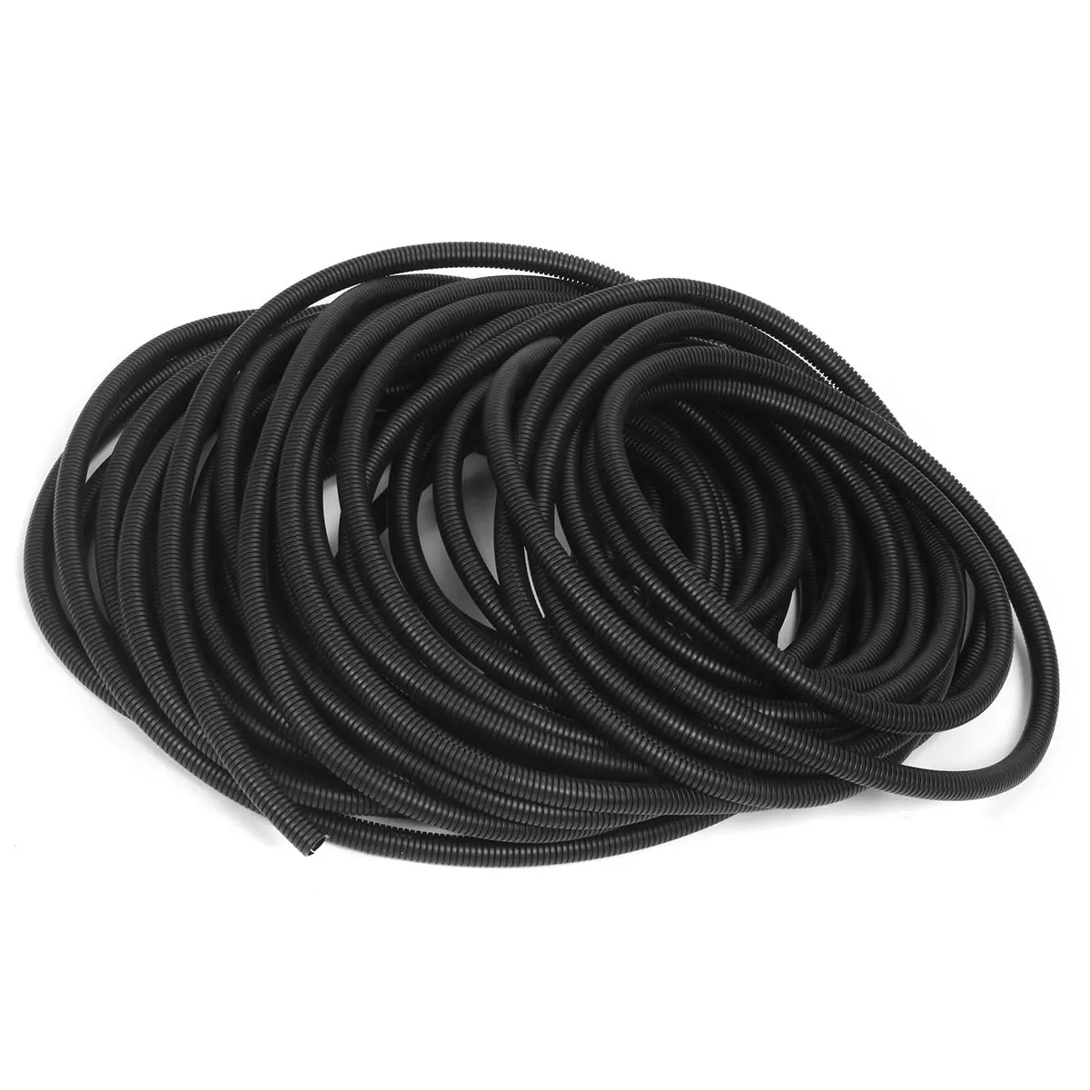 100 Ft 5/16" Flexible Bellows Hose Corrugated Conduit Cable Split Wire Loom Polyethylene Tubing Sleeve Tube Pipe-in Wiring Harness from Home Improvement on ...