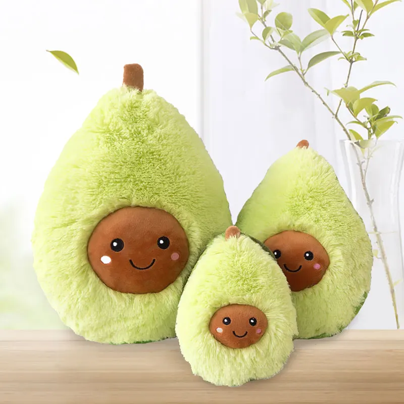 

Avocado Plush Fruits Cute Plush Toys Stuffed Dolls Cushion Pillow Avocado Toy For Kids Children Gift Girls Baby Girls Squishy