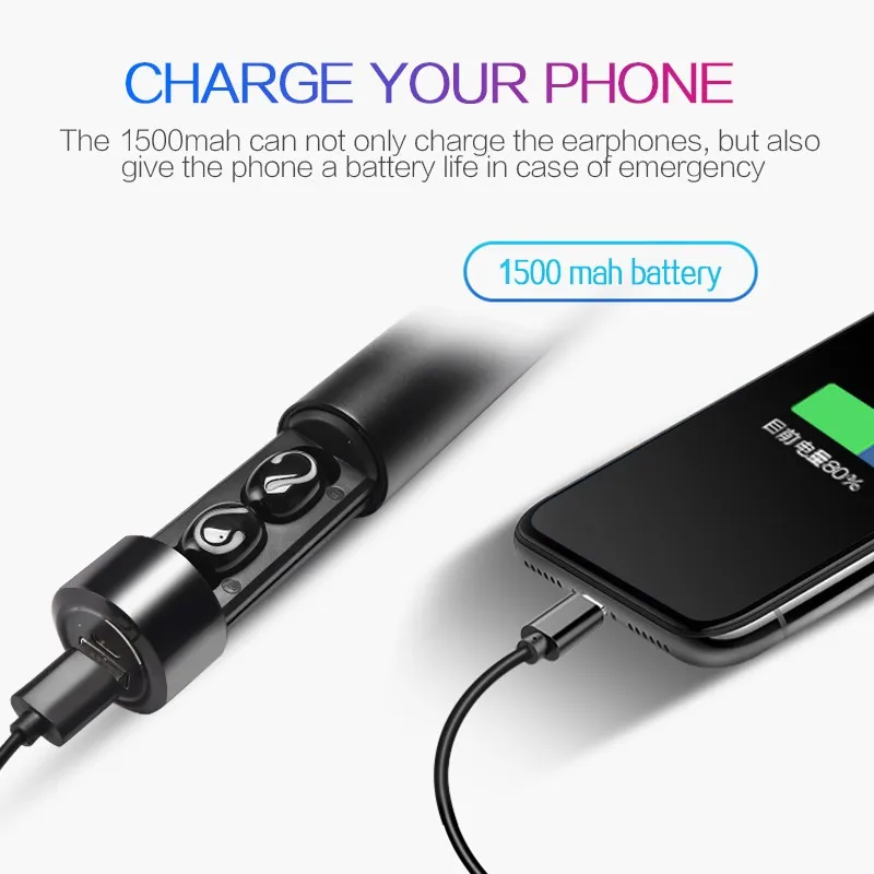 Q67 TWS Wireless Earbuds 3D Stereo Mini Bluetooth Earphone 5 0 With Dual Mic Sports Waterproof Earphones Auto Pairing Headset