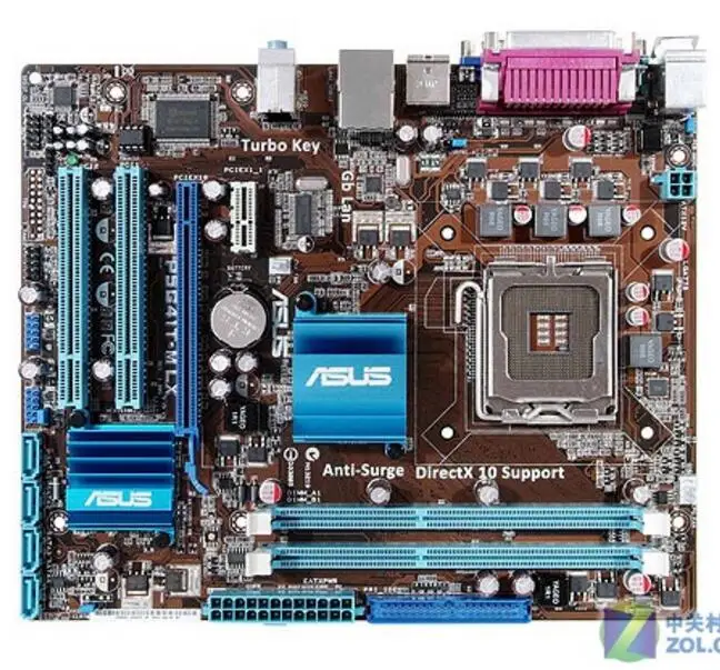 Материнская плата LGA775 для ASUS DDR3 USB2.0 SATA2 оригинал б/у настольного ПК G41 775 |