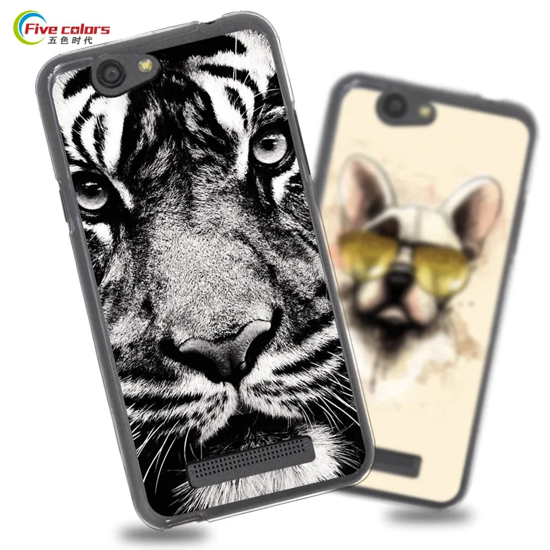 Soft Silicone Case For Wileyfox Spark 5.0 Cartoon Painting Pattern Cover Plus TPU Shell Funda |